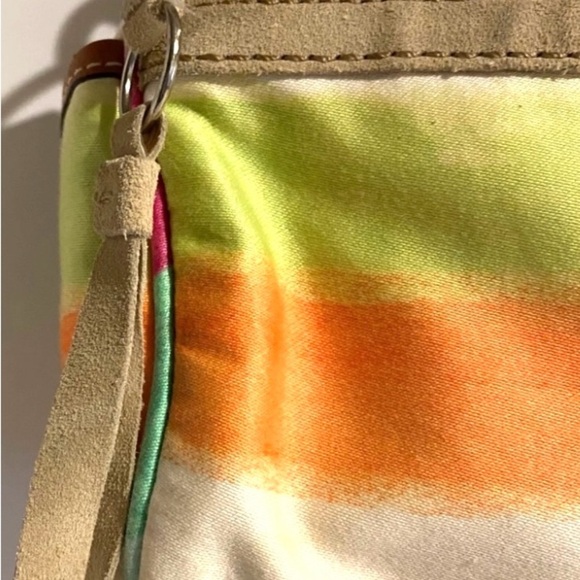 Coach vintage nylon print baguette bag - Picture 4 of 11